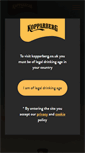 Mobile Screenshot of kopparberg.co.uk