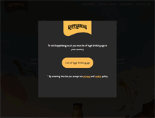 Tablet Screenshot of kopparberg.co.uk