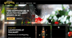 Desktop Screenshot of kopparberg.us